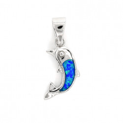 Dolphin Pendant Opal