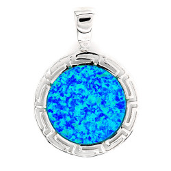 Greca Pendant Opal