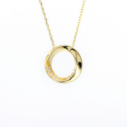 Circle Necklace K14