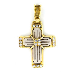 Cross Pendant Κ14