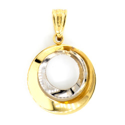 Gold Pendant Circles