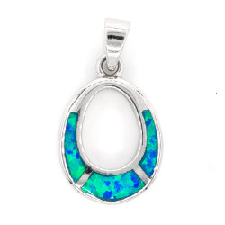 Pendant Silver Opal