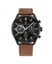 Tommy Hilfiger Matew Brown Leather Strap 1791942