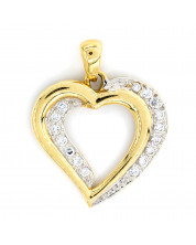 Gold Pendant Heart