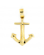 Anchor Gold Pendant K14