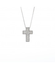 Cross Necklace Κ18