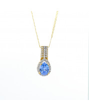 Necklace Blue Topaz