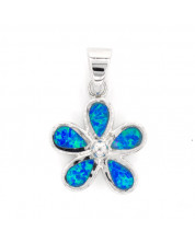 Flower Silver Opal