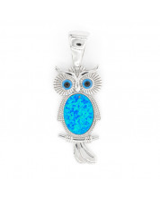 Owl Pendant Opal