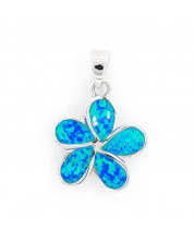 Flower Silver Opal