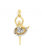 Gold Pendant Ballerine