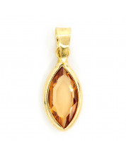 Gold Pendant Citrine