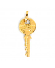 Gold Pendant Key