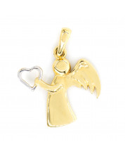 Gold Pendant Angel-Heart K14