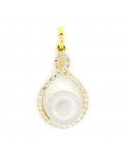 Gold Pendant Perla