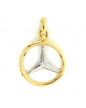 Gold Pendant Mercedes Mini