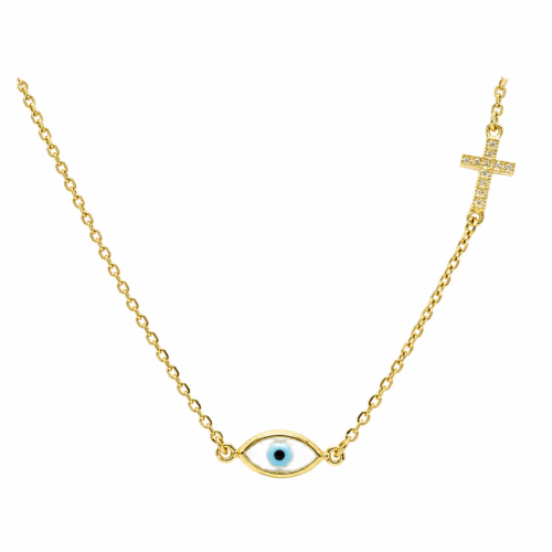 Evil Eye Necklace M.O.P K9