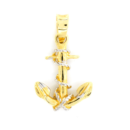 Gold Pendant Anchor