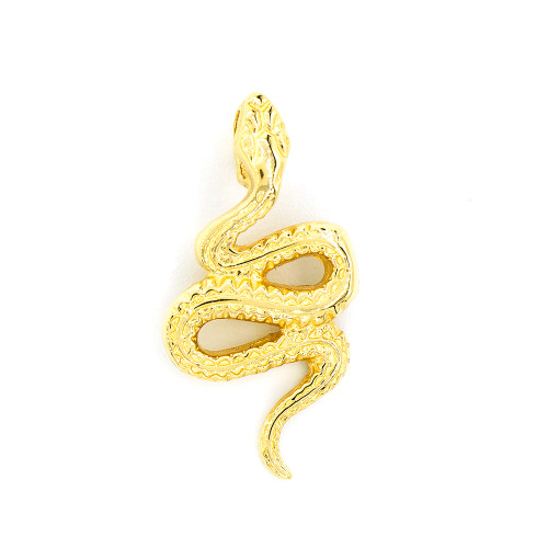 Gold Pendant Snake
