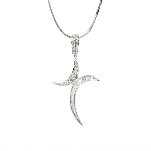 Cross Necklace Κ18